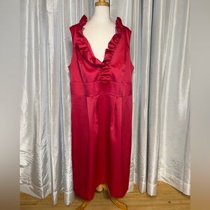 Jessica Howard pink sleeveless dress. Size 16w. Zipper back.